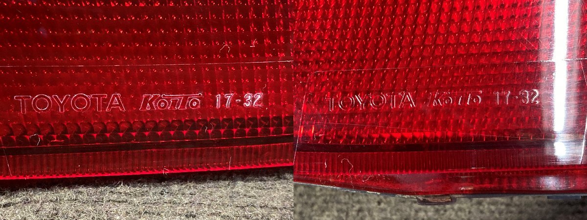  последний лот Toyota ZZW30 MR-S оригинальный задний фонарь левый и правый в комплекте KOITO 17-32 задние фонари 53-09303 б/у другой товар включение в покупку не возможно 