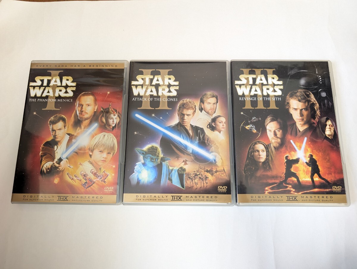 DVD スターウォーズ エピソード1,2,3