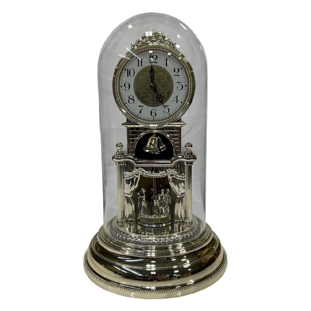 KS USED シチズン CITIZEN クォ―ツ QZ 時間の楽園 タイムランド?カルザス 4RG444 アンティーク 置き時計 動作未確認 本體のみ