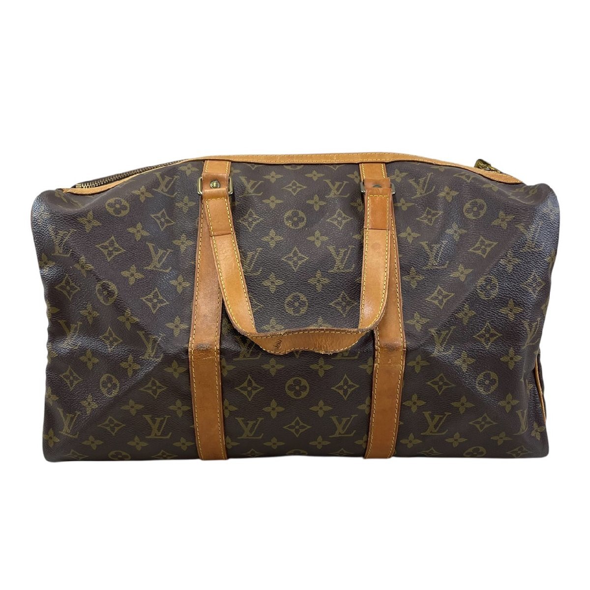 USED LOUIS VUITTON ルイヴィトン モノグラム サックスプール45 M41624 TH8903 ボストンバッグ ブラウン系 ユニセックス 旅行鞄