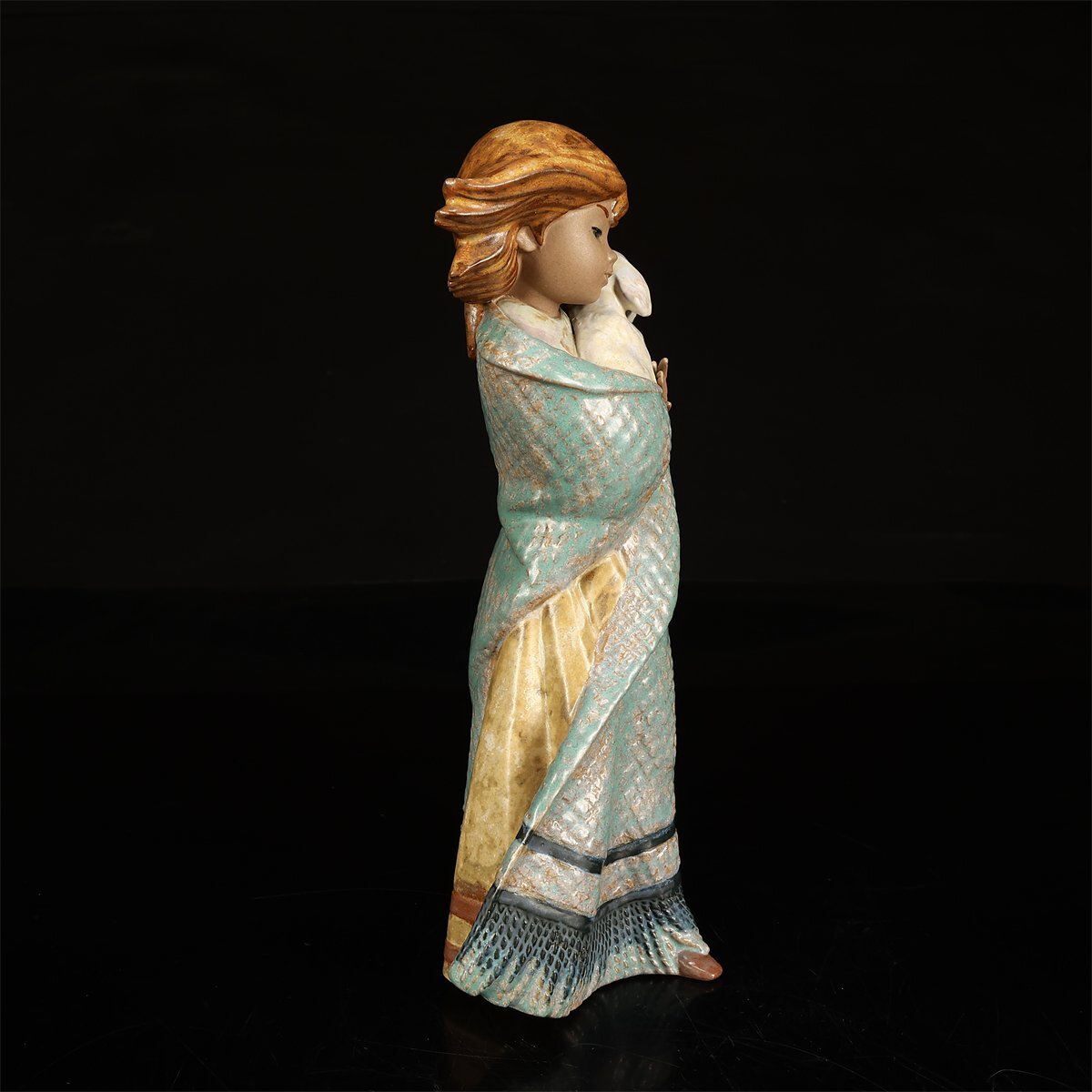 吉】CK962 LLADRO 【リヤドロ】 磁器人形 フィギュリン 羊と美