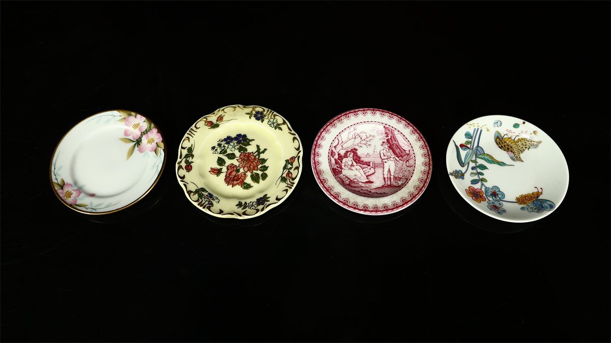 【吉】CJ261 アビランド LIMOGES 【リモージュ】 SPODE 等 ミニプレート 小皿 12點(diǎn) 一括出品 美品！