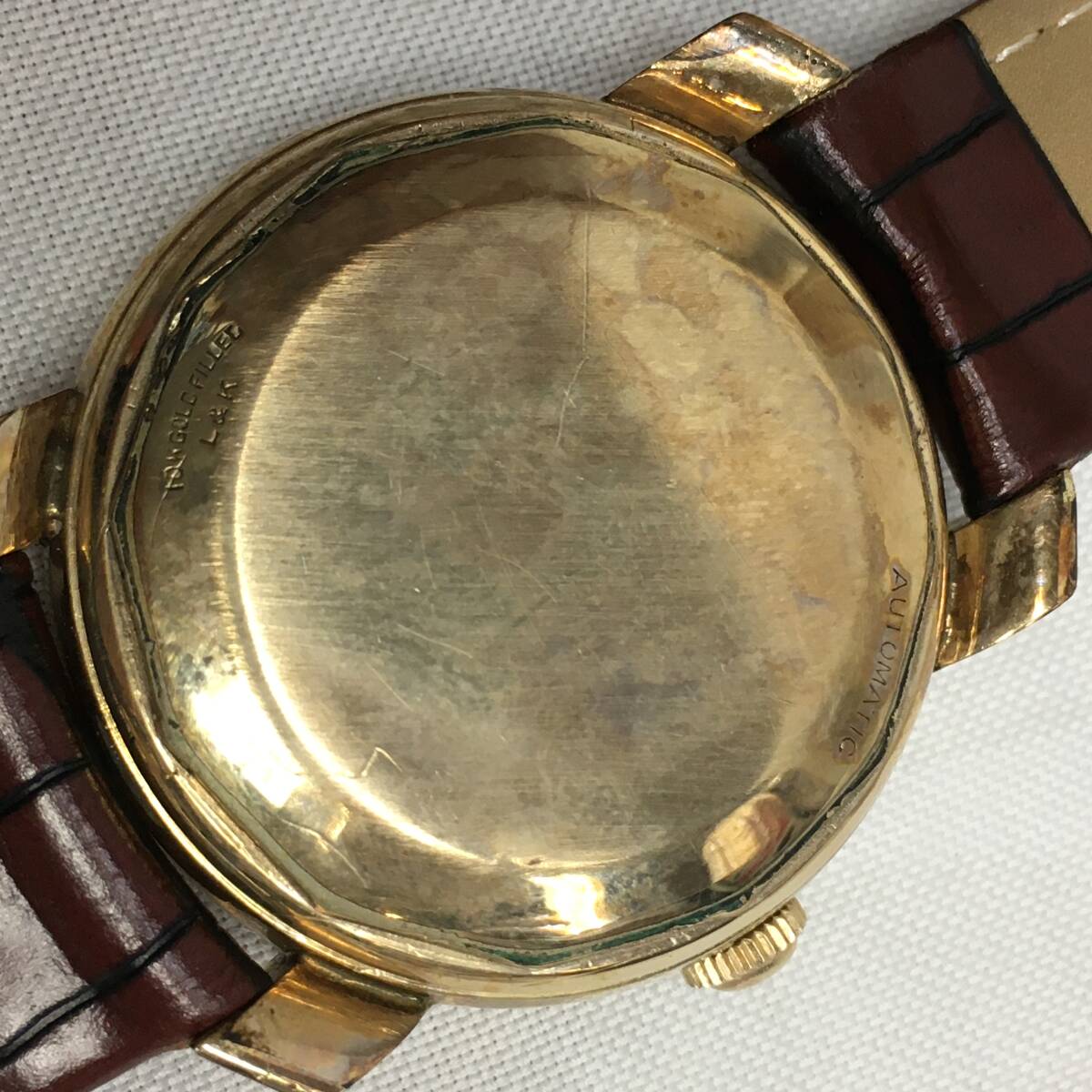 【動(dòng)作品】Le Coultre ルクルト パワーリザーブ バンパー式ハーフローター 自動(dòng)巻き 10KGF