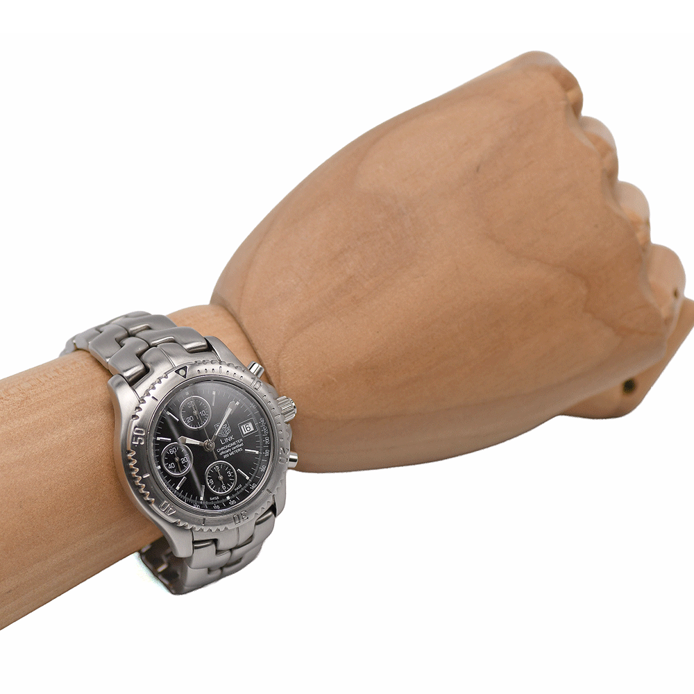  TAG Heuer TAG Heuer ссылка хронограф автоматический CT5111.BA0550 самозаводящиеся часы 200m водонепроницаемый мужской джентльмен для мужской наручные часы б/у 