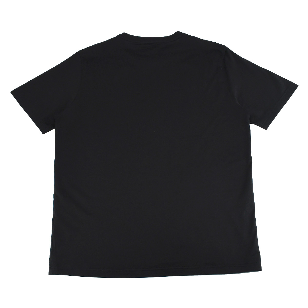 プラダ PRADA ロゴプリント 半袖 Tシャツ UJN656 クルーネック トップス カットソー ブラック 黒 サイズM アパレル メンズ 新品同様