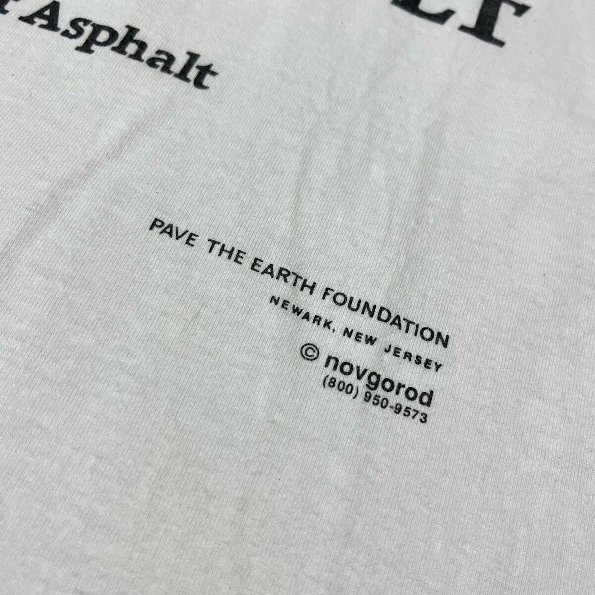 【90s】USA製 Pave the Planet 地球儀プリント イベントTシャツ XL フルーツオブザルーム 半袖 シングルステッチ ビンテージTシャツ