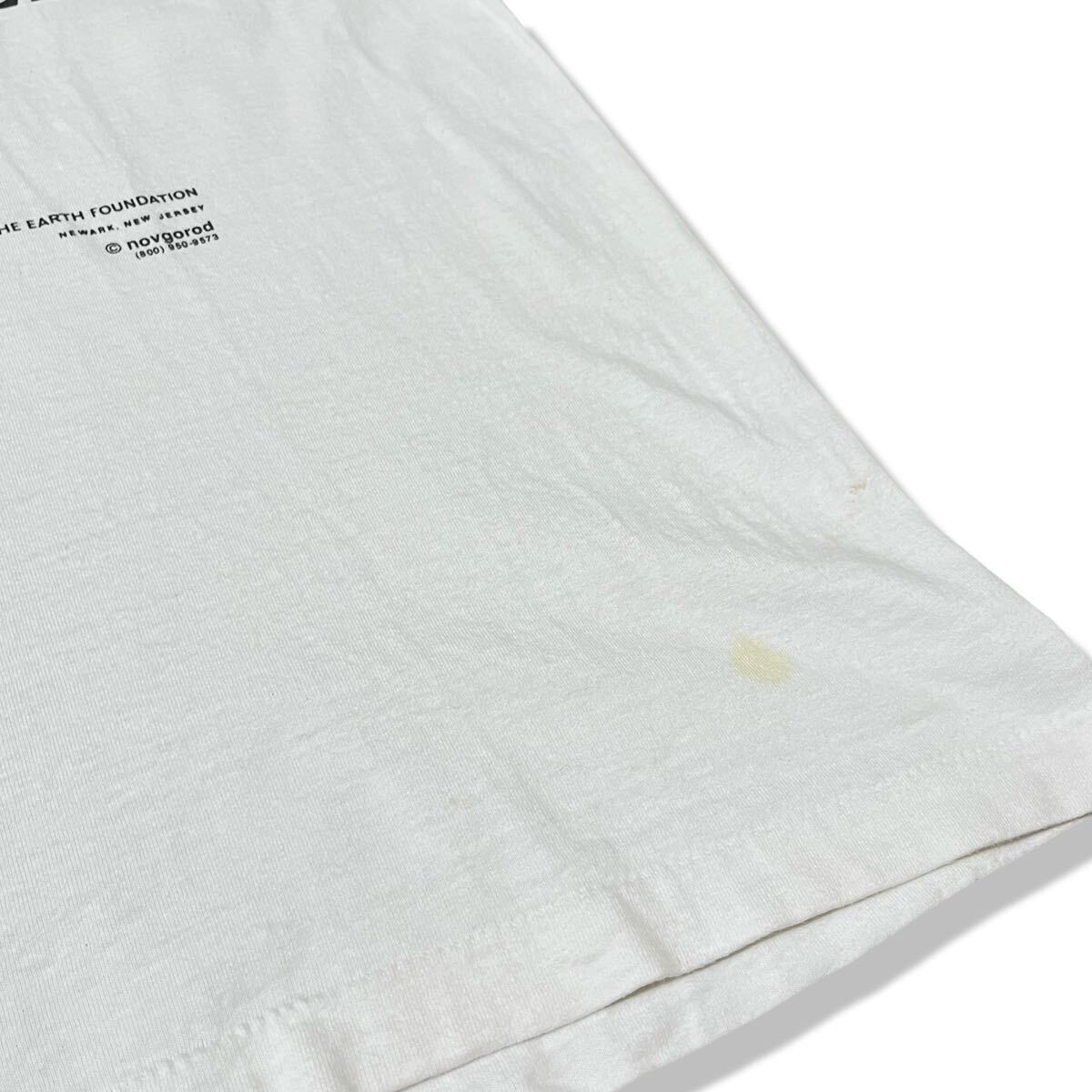 【90s】USA製 Pave the Planet 地球儀プリント イベントTシャツ XL フルーツオブザルーム 半袖 シングルステッチ ビンテージTシャツ