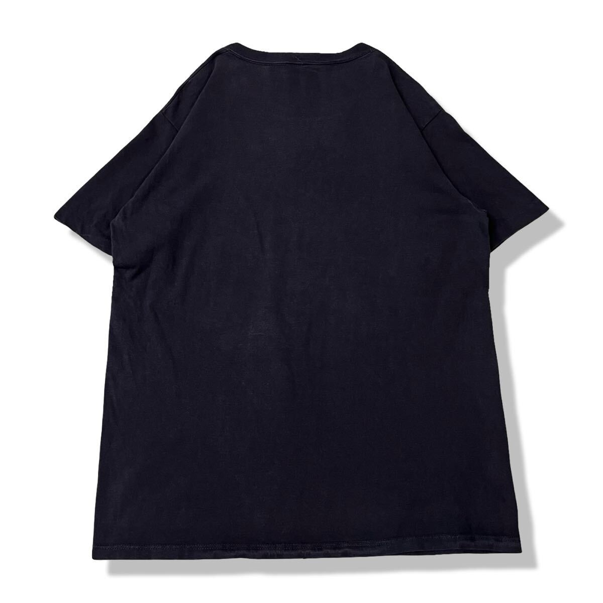 【90s】USA製 公式 オフィシャル ディズニー ミッキーマウス プリントTシャツ ブラック L 半袖 シングルステッチ ビンテージTシャツ 古着