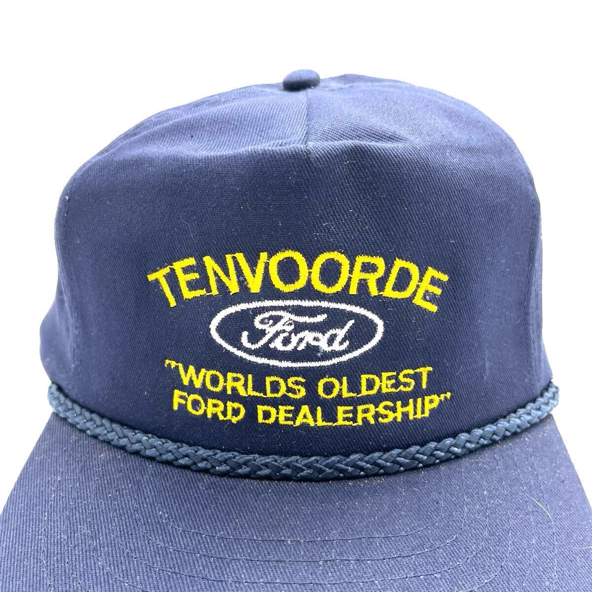 【90s】Tenvoorde Ford 企業モノ 刺繍ロゴ トラッカーキャップ 90s】Tenvoorde Ford フォード 企業モノ トラッカーキャップ