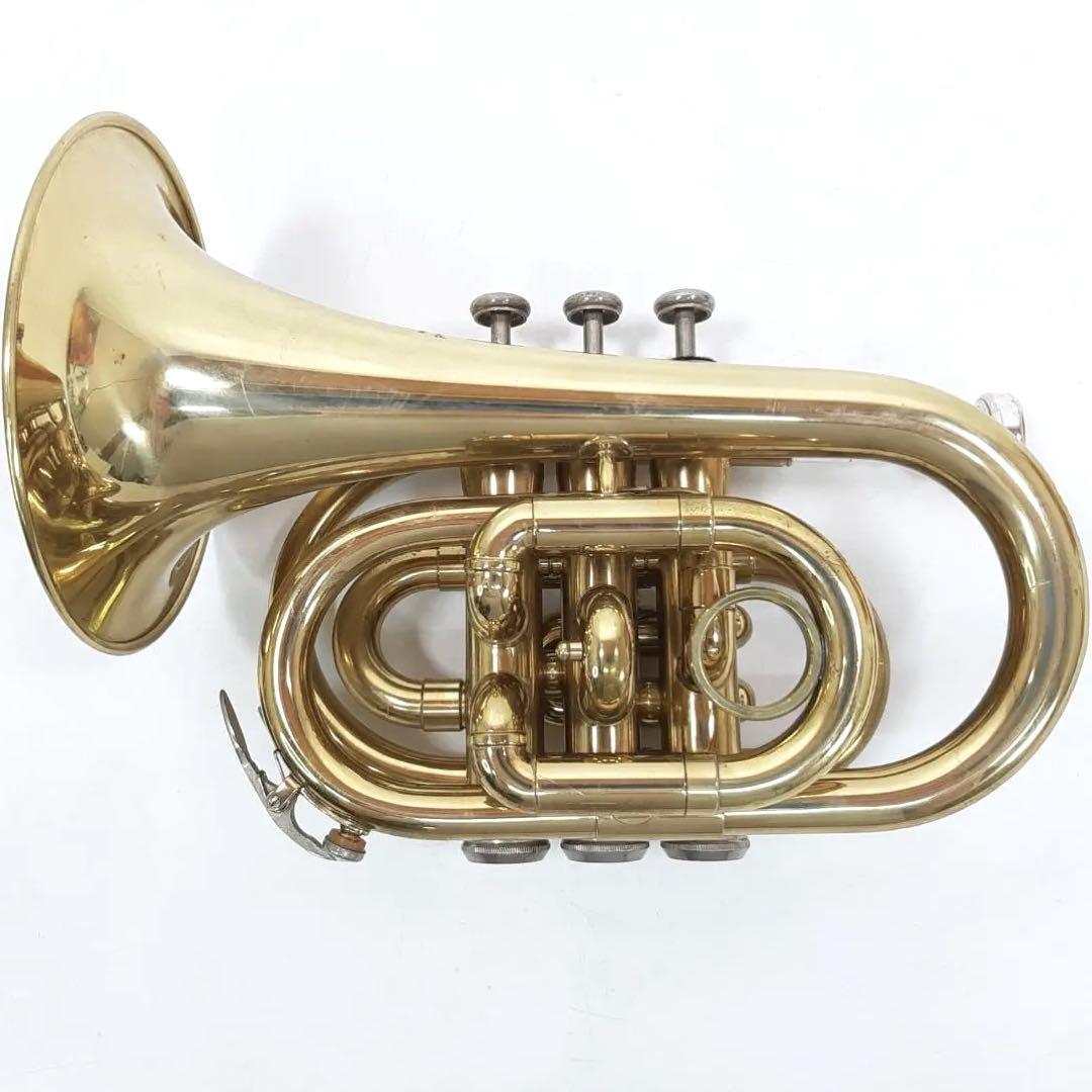 Bach Elkhart 100PKT ポケットトランペット マウスピース付き Bach Elkhart 100PKT ポケットトランペット マウスピース付き