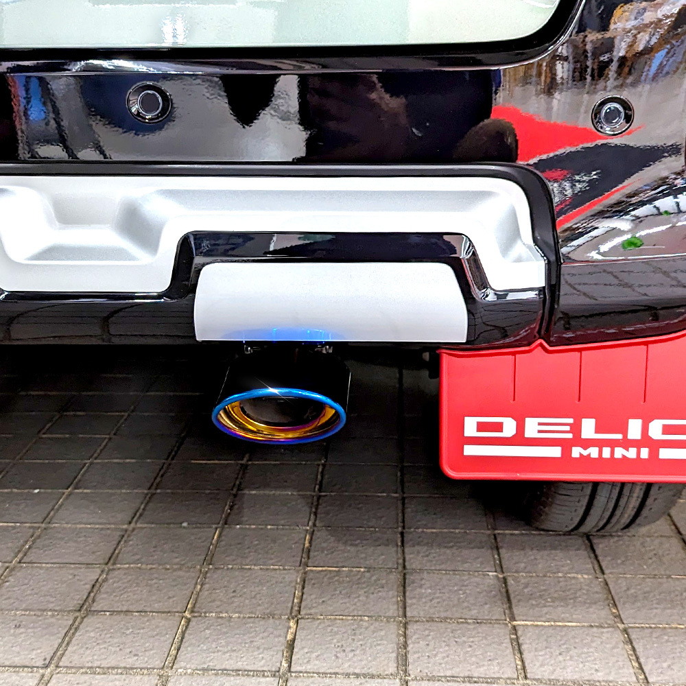  Delica Mini B34A B35A B37A B38A согласовано под титан насадка на глушитель 1PCS падение предотвращение есть аксессуары декоративные элементы Mitsubishi [2]