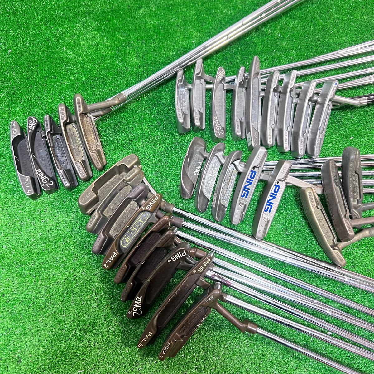 1円スタート　PING パター　まとめ　大量　ANSER PAL ZING G2i B60 CUSHIN KARSTEN コレクター保管　現(xiàn)狀品　ヴィンテージ　レフティ含む