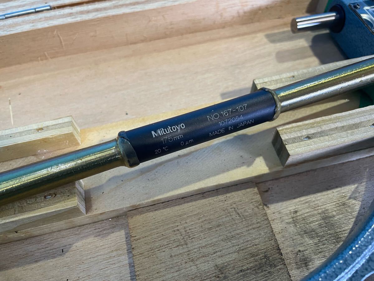 YY172 Mitutoyo микрометр подсчет наружный микрометр 175-200mm M810-200 измерительный прибор фотография в оценке . пожалуйста 