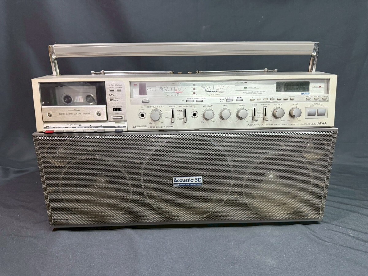 修理 作動品 ☆昭和 レトロ◇AIWA アイワ◇2BAND/CS-J88ラジカセ