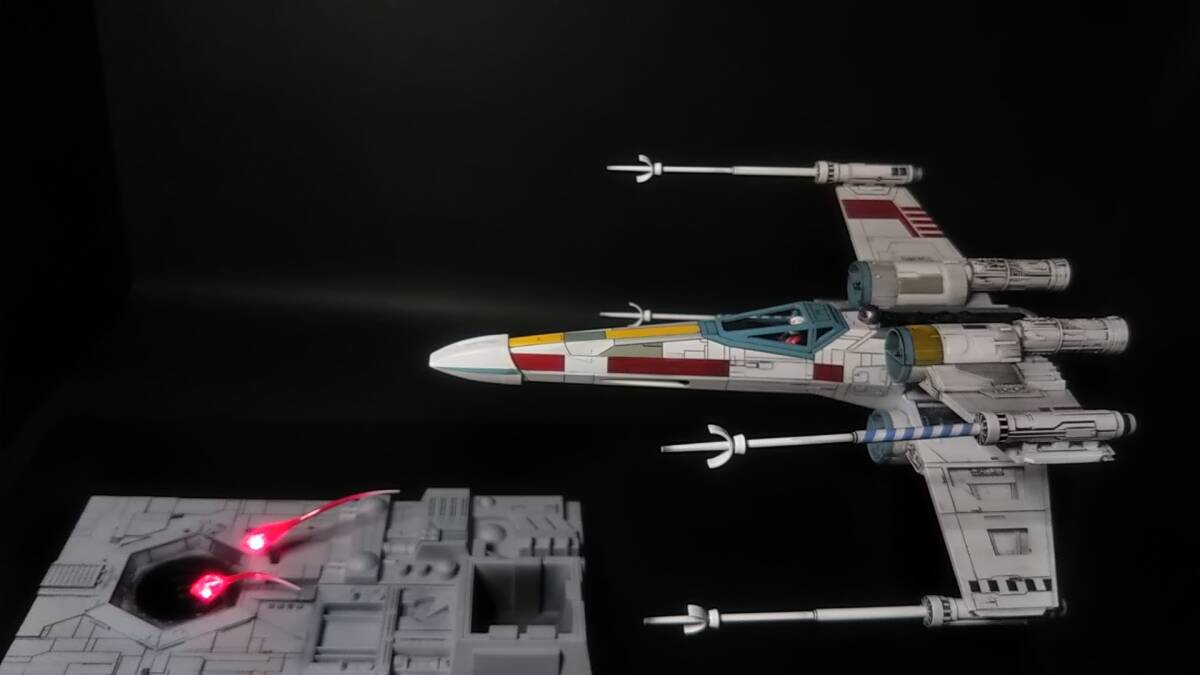 1/72 Xウイング・スターファイター 電飾改修 スターウォーズ 完成品 2 1/72 Xウイング・スターファイター 電飾改修 ラストシーン 完成
