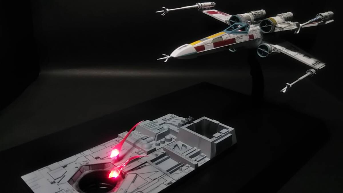 1/72 Xウイング・スターファイター 電飾改修 スターウォーズ 完成品 2 1/72 Xウイング・スターファイター 電飾改修 ラストシーン 完成