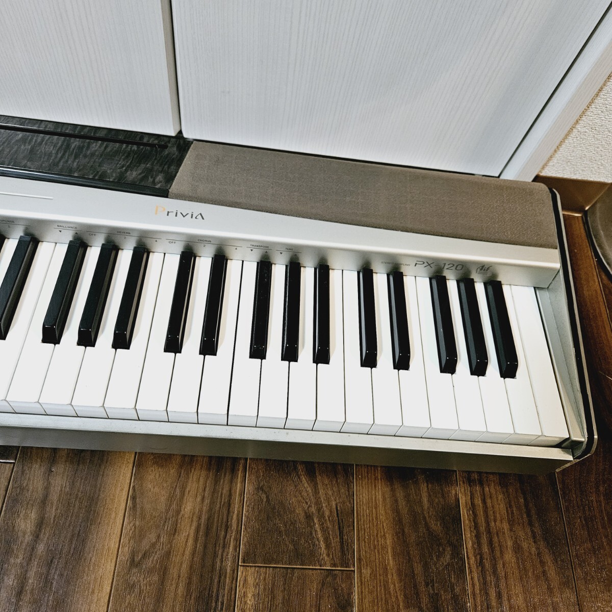 CASIO Privia 電子ピアノ PX-120 88鍵盤 ペダル 09年製（電子