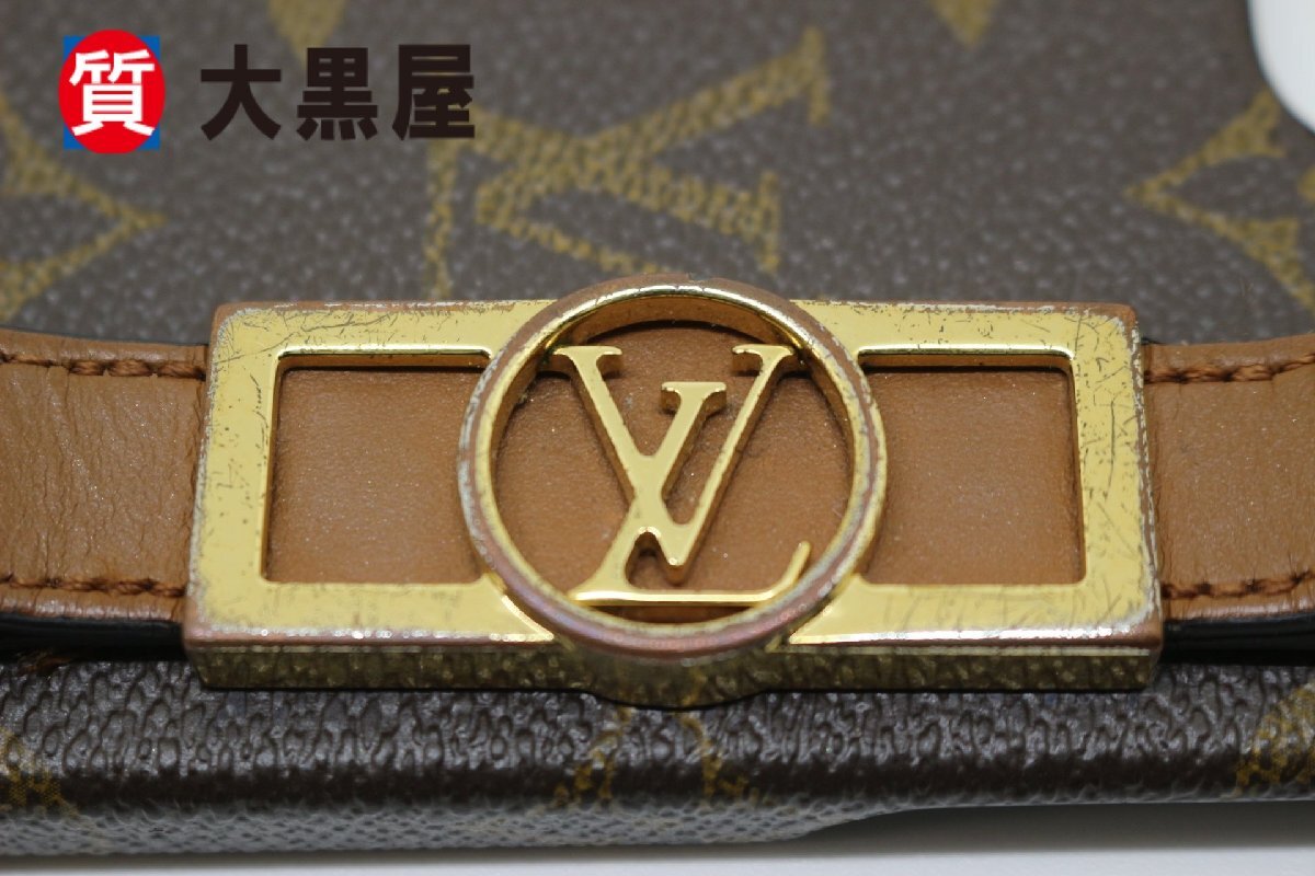 [ daikokuya магазин 82]LOUIS VUITTON Louis Vuitton IPHONE бампер do-fi-n монограмма 12/12Pro Brown смартфон кейс б/у текущее состояние распродажа 