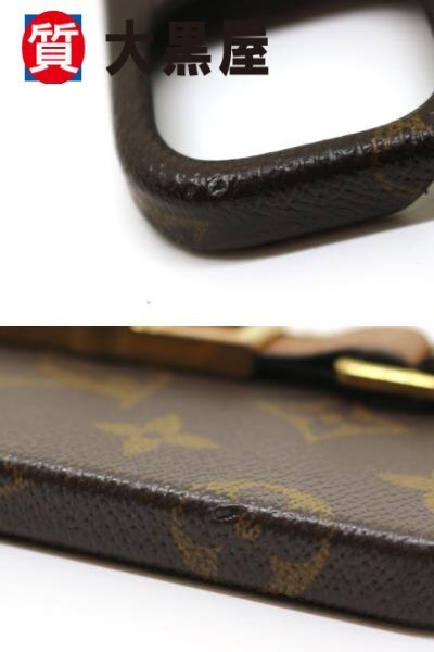 [ daikokuya магазин 82]LOUIS VUITTON Louis Vuitton IPHONE бампер do-fi-n монограмма 12/12Pro Brown смартфон кейс б/у текущее состояние распродажа 