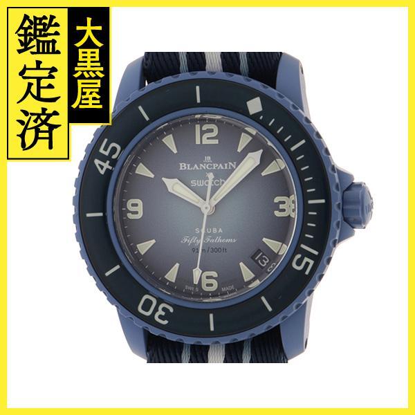 swatch Fifty Fathoms ATLANTIC OCEAN ブランパンコラボ SO35A100 【472】