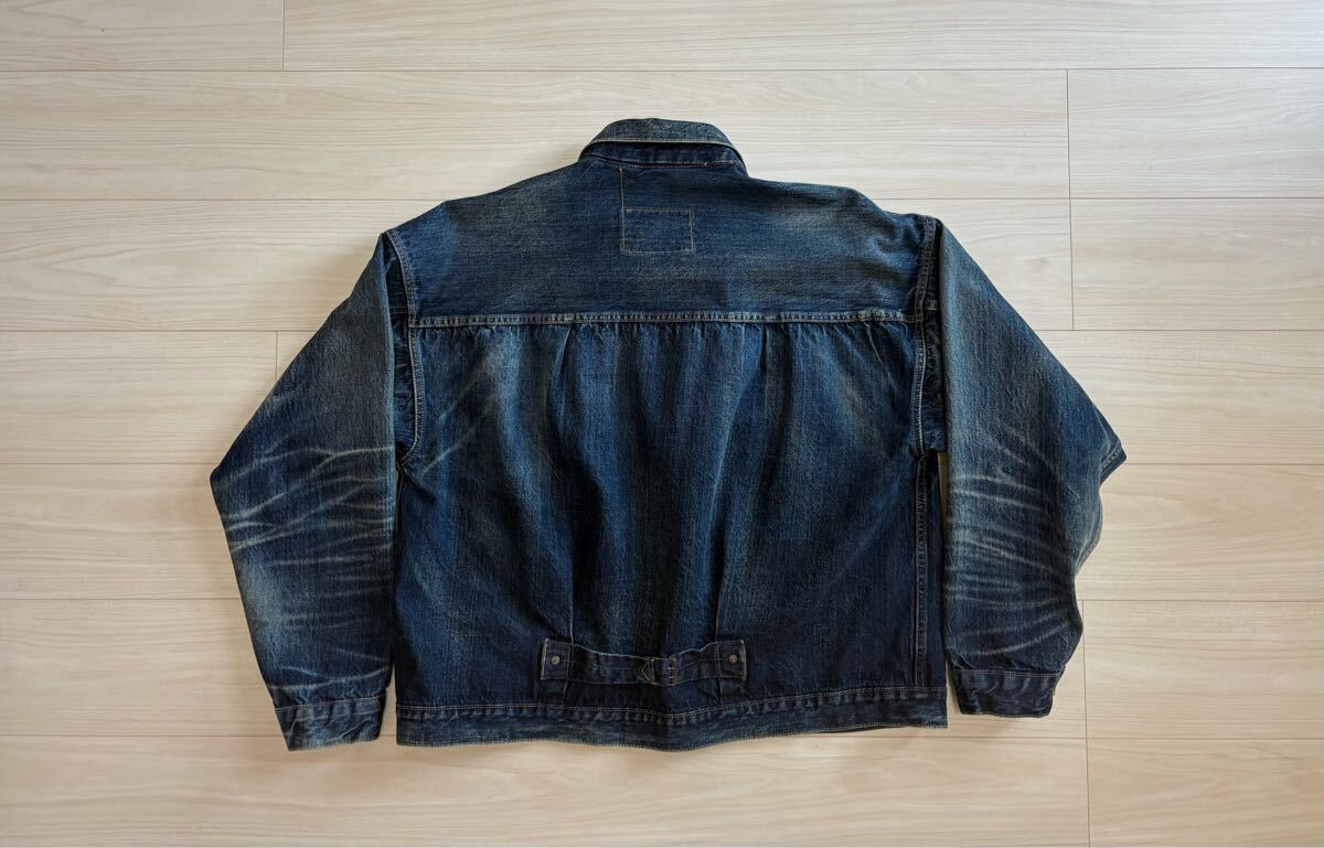 【試著のみ?タグ有】 セントマイケル デニムジャケット XL saint mxxxxxx / supreme chrome hearts balenciaga new manual