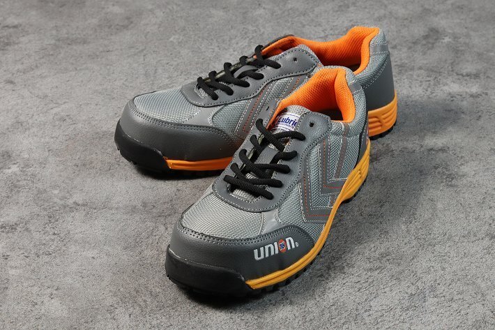 安全靴 幅広 76Lubricants ナナロク メンズ スニーカー シューズ 靴 セーフティーシューズ 抗菌 軽量 3030 グレー25.0cm / 新品