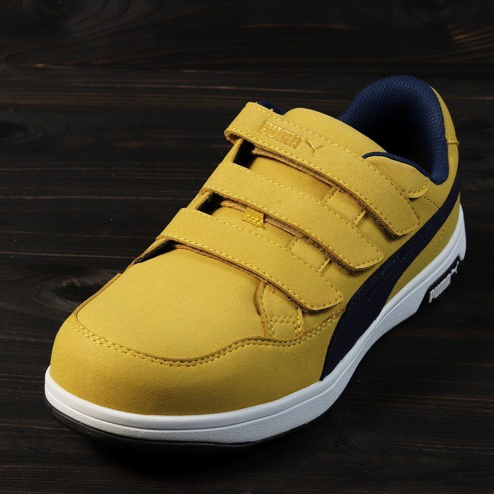訳あり PUMA プーマ 安全靴 メンズ エアツイスト スニーカー セーフティー シューズ ブランド A64C207 キャメル?ロー 26.0cm / 新品