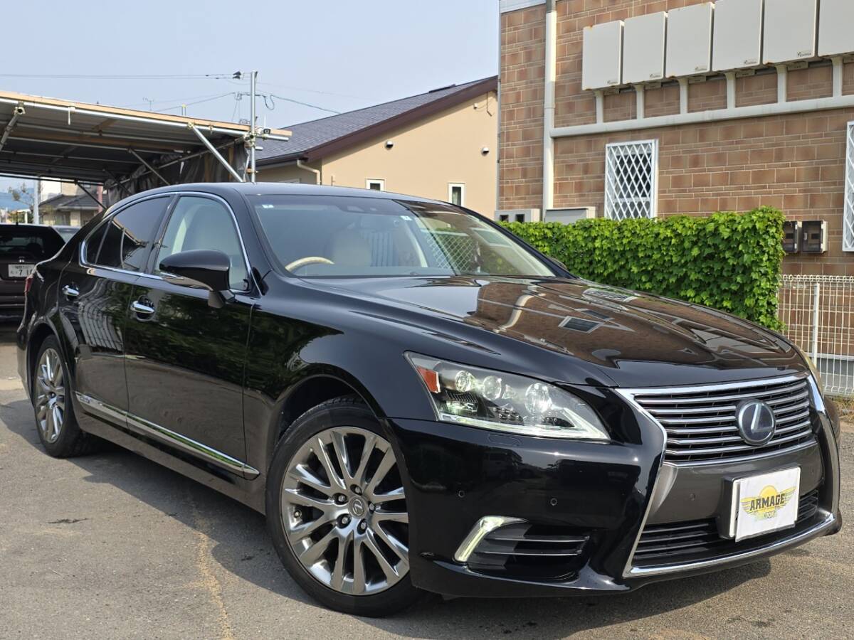 ※九州?福岡発※LS600h*VerL*車検8年7月*純正ナビ*DTV*マクレビ*Bカメラ*プリクラッシュ*LKA*ETC*クルコン*Pトランク*本革*LED*純正AW*