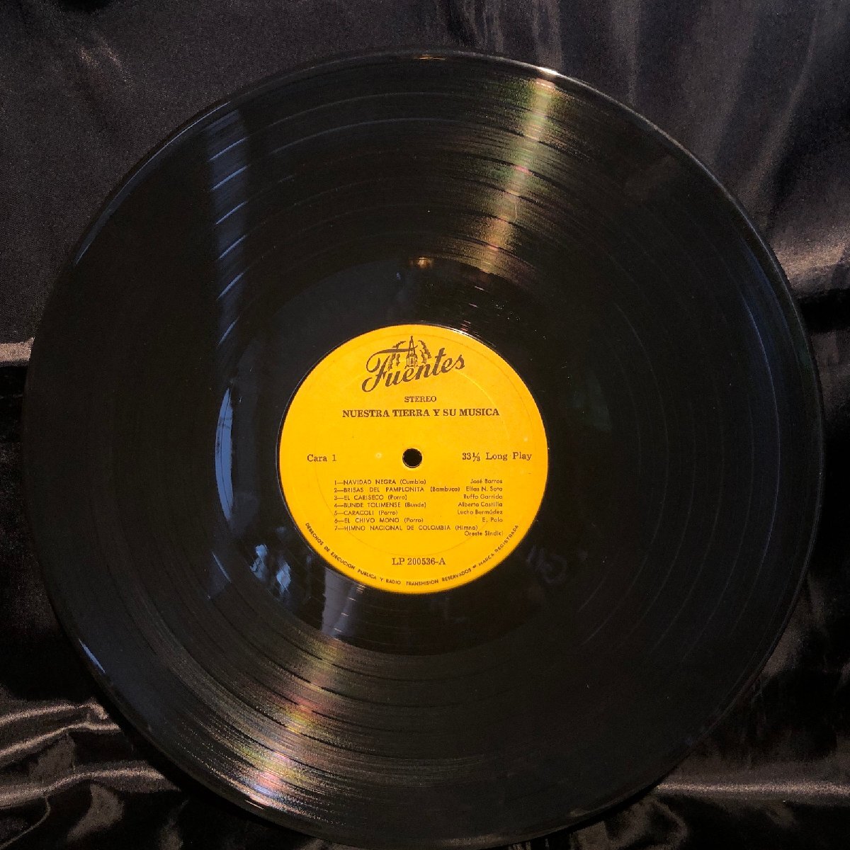 Various / Nuestra Tierra Y Su Musica LP Discos Fuentes