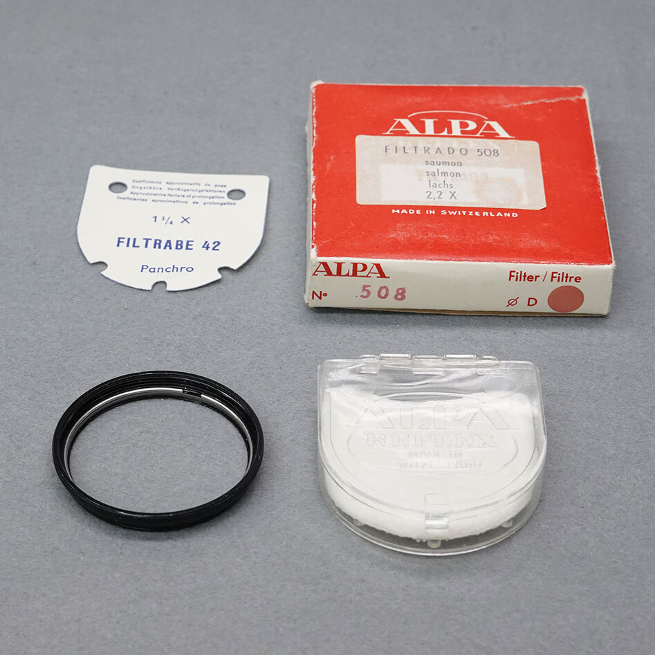 【14】ALPA マクロスイーター50mm　F1.8レンズ用　純正フィルタ―