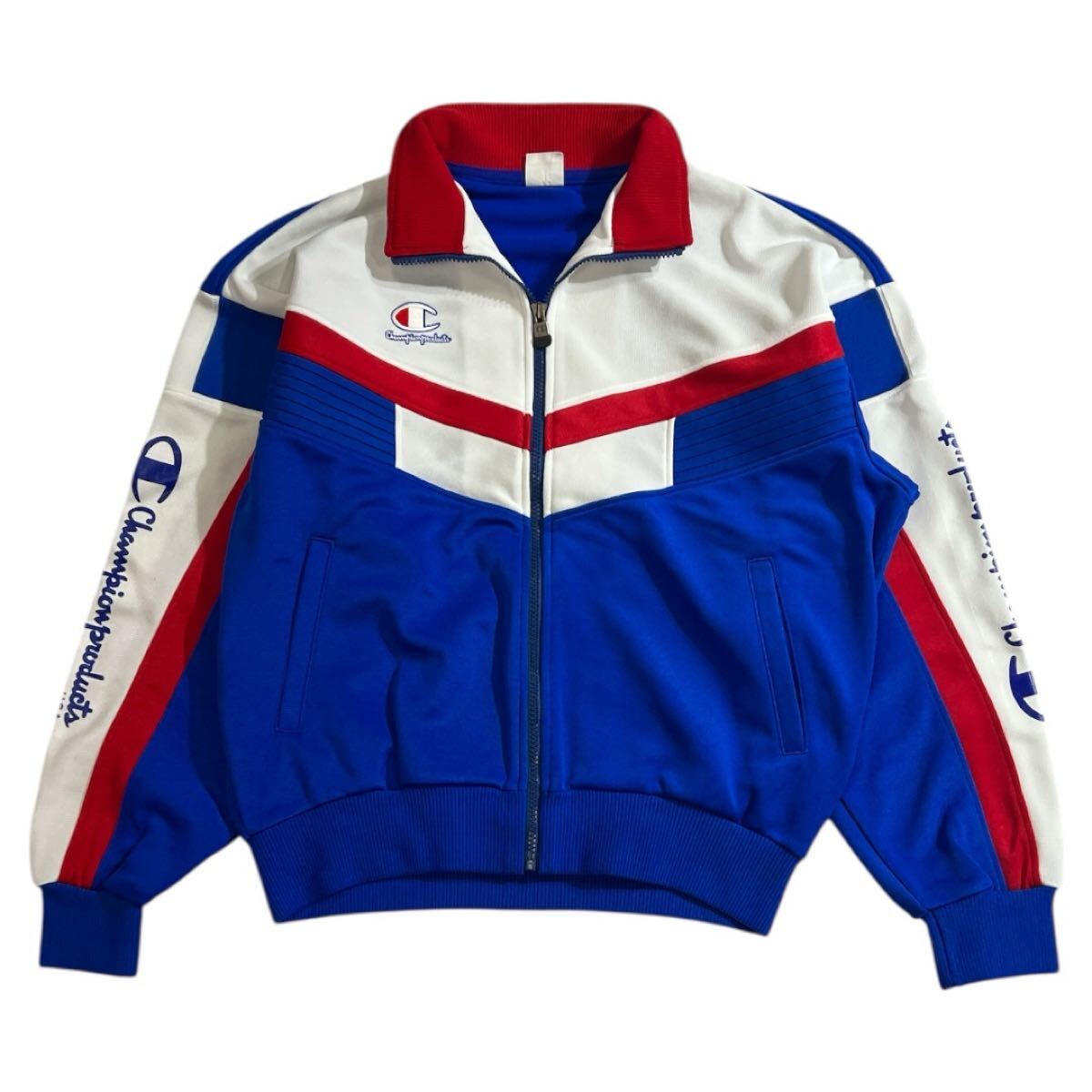 CHAMPION 90S ヴィンテージ トラックジャケット トラックパンツ 90s ヴィンテージ □ Champion チャンピオン □ ロゴ 刺繍