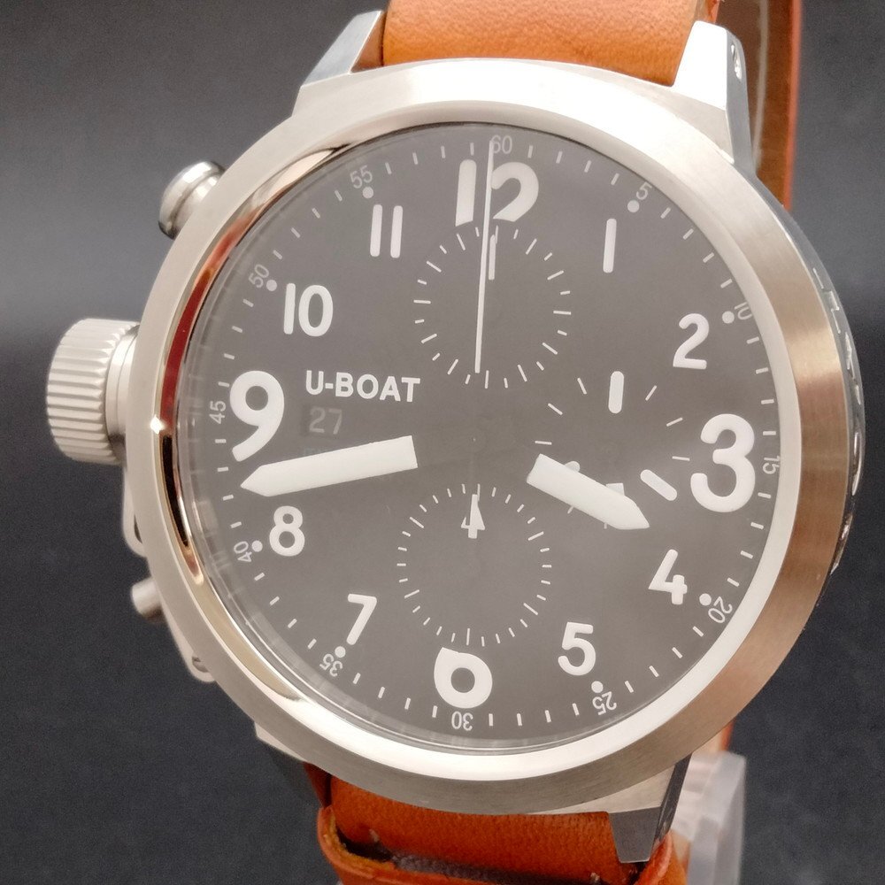 メンズ腕時計 腕時計 動作品 U-7750/45（フライドデック　クロノグラフ） メンズ 4107629