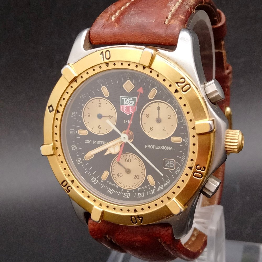 タグホイヤー TAG HEUER 腕時(shí)計(jì) 不動(dòng)品 CE1120（プロフェッショナル） メンズ 3263881
