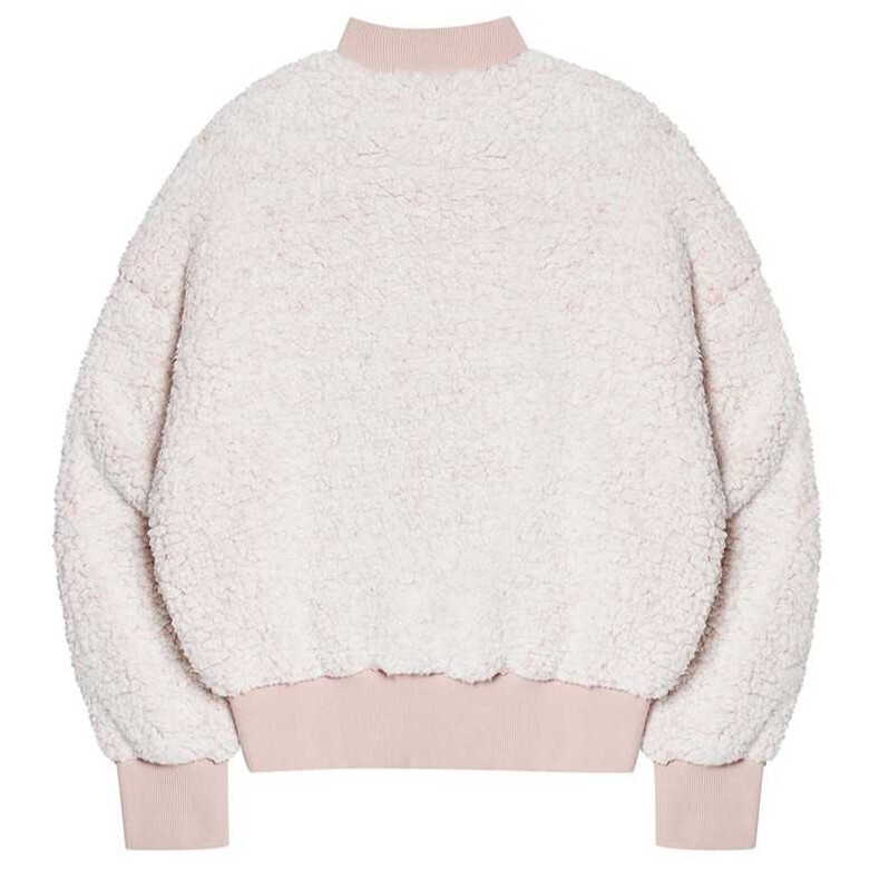 メレル レディース ボア トレーナー Mサイズ (95) 定価14300円 ピンク MERRELL モックネック プルオーバー_画像7