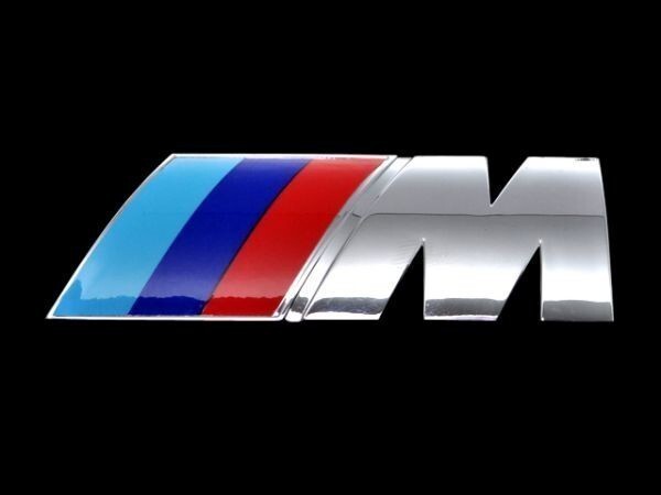 ●BMW Mリアトランク用 クローム立體エンブレム /E39/E46/E53/E60/E61/E86/E87/E88/E89/E90/E91/E92/E93/F01/F02/F06/F10/F11/F13/F15