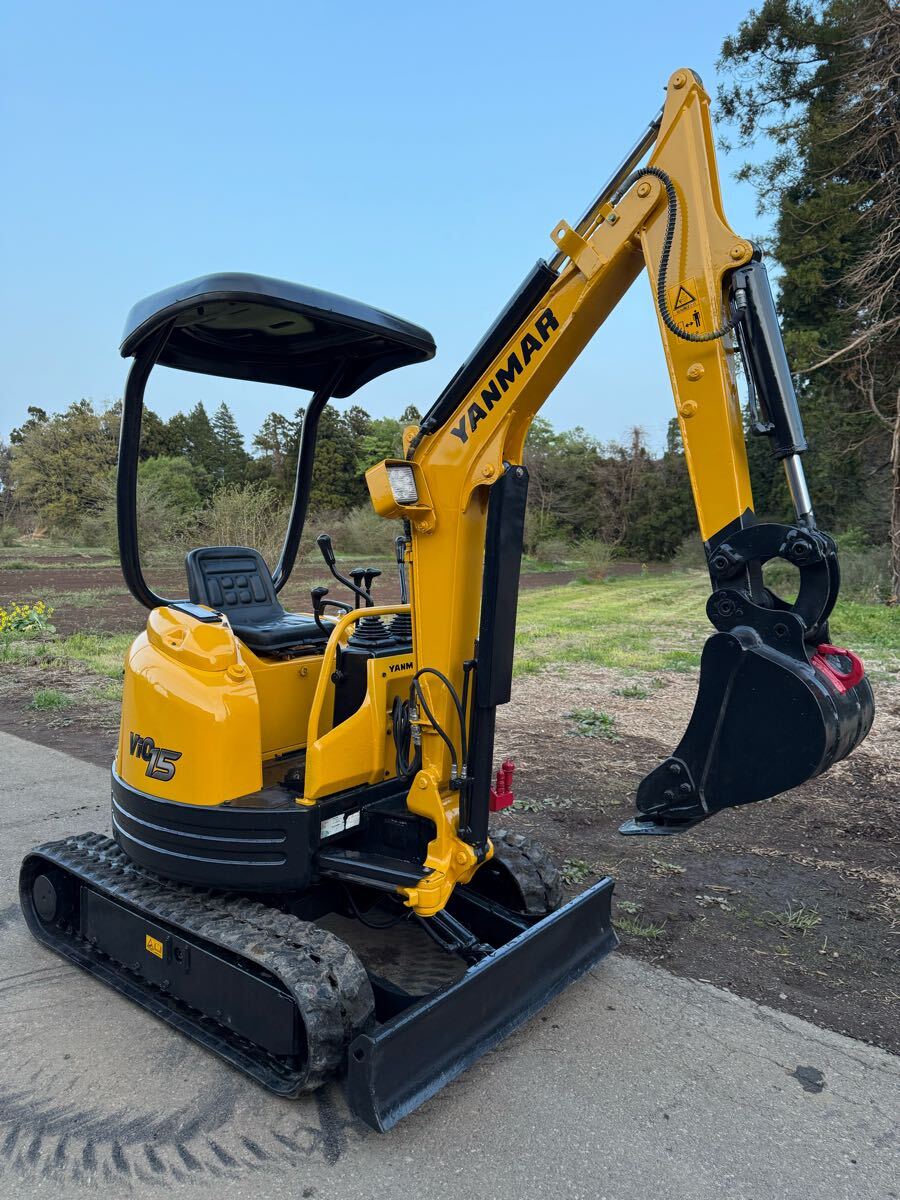 YANMAR VIO15 ヤンマー ◆ 1858 時(shí)間◆ 1.5t ◆ 油圧ショベル ◆ 新品シート◆ 中古品【下取りOK】