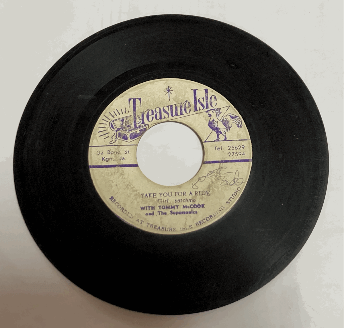 【Treasure Isle】Girl Stchmo With Tommy McCook And The Supersonics - I'm Commnig Home / Take You For A Ride ★ レゲエ レコードの画像1