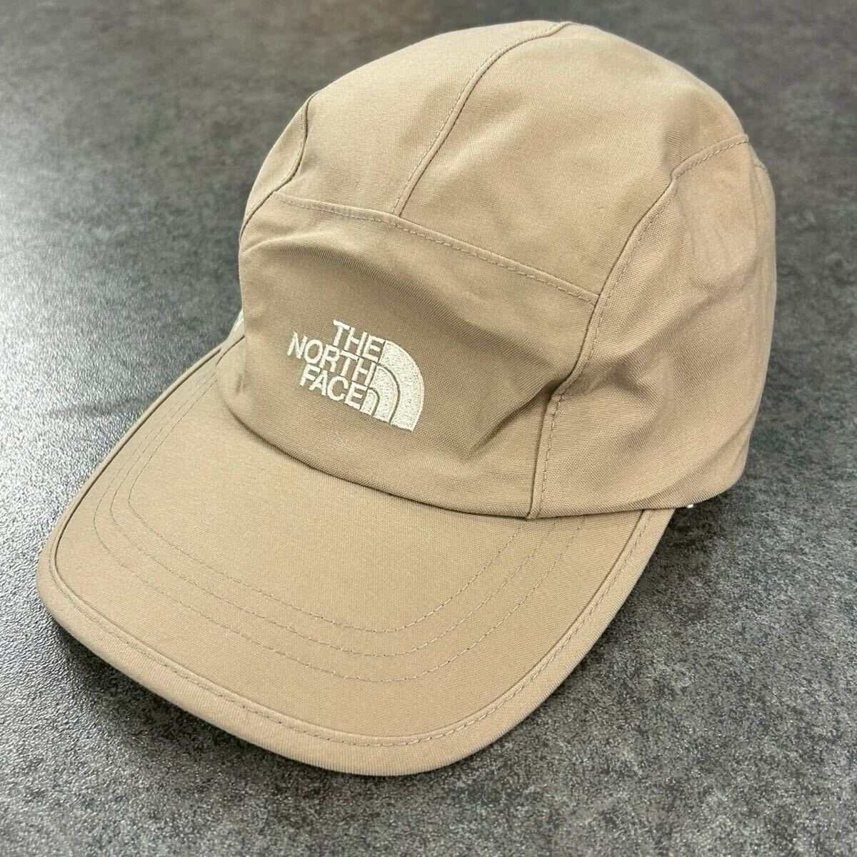 THE NORTH FACE GORE-TEX ザノースフェイス ゴアテックス ナイロン キャップ 帽子 ベージュ ロゴ刺繍 男女兼用 FREE フリーサイズ NN01312