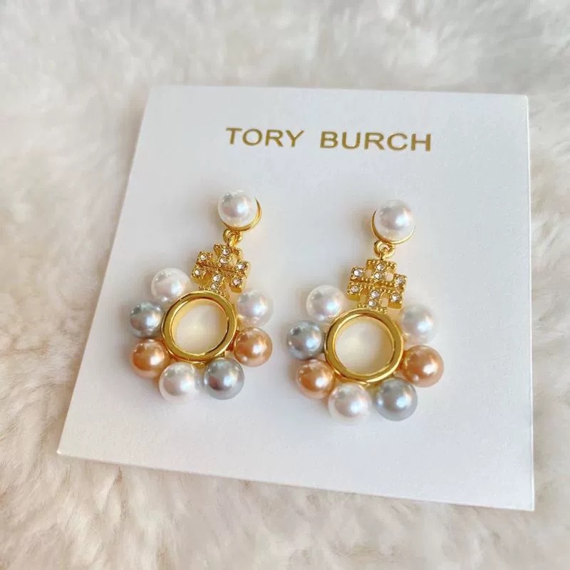 新品未使用　TB055 Tory Burch トリーバーチ　ピアス　パール　キラ