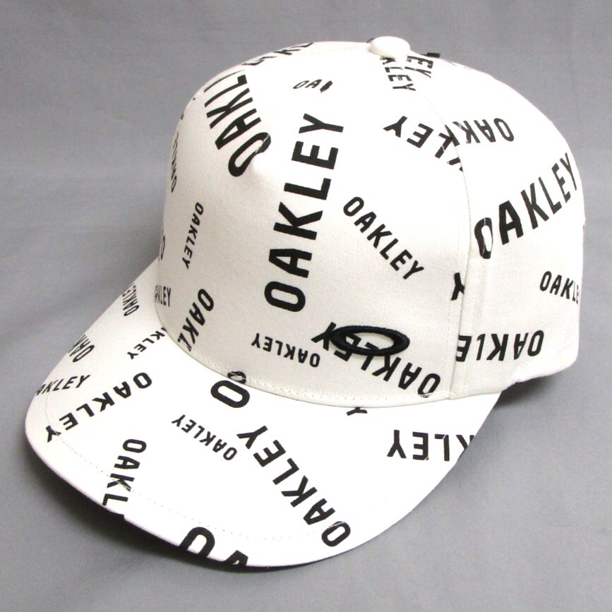 オークリー キャップ FOS901892-100 ホワイト Logo Cap Fa 24.0★送料無(wú)料 2024年 OAKLEY ロゴ 総柄 アジャスター フリーサイズ