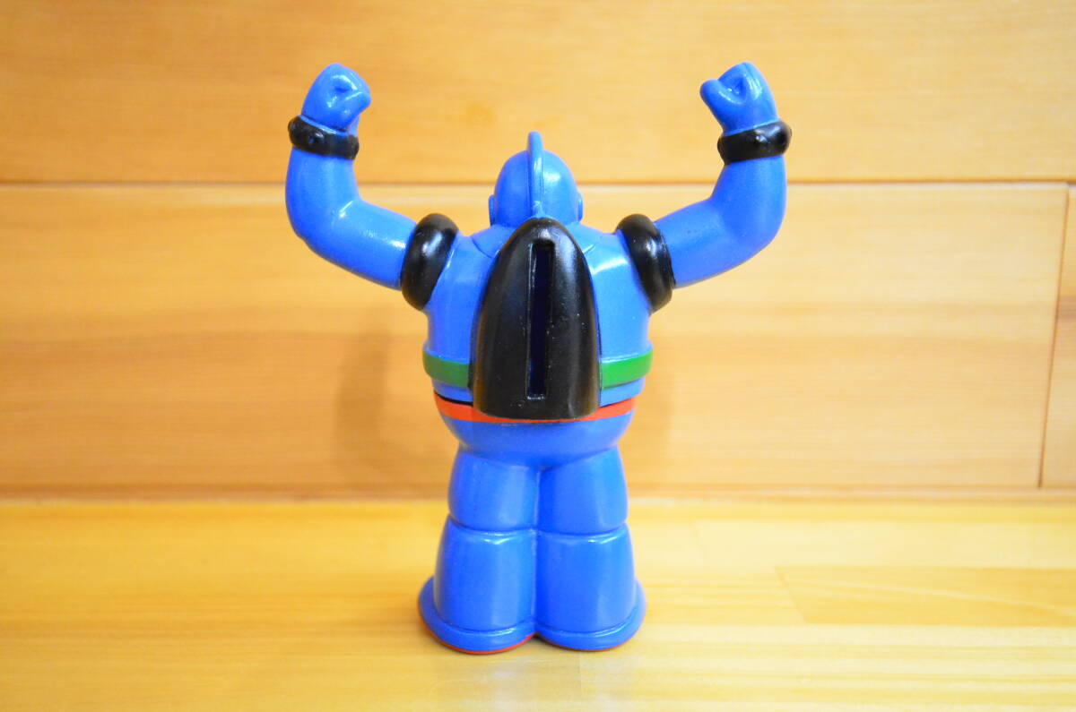 キョーリン MEGALOCIN 鉄人28号 ソフビ貯金箱