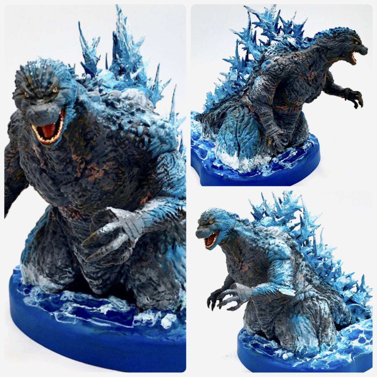 ゴジラ-1.0 アートヴィネット 洋上イメージver. フィギュア リペイント リペイント 『ゴジラ-1.0』 アートヴィネット ゴジラ (2023