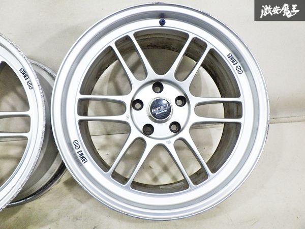 ENKEI エンケイ RPF1 18インチ 9.5J +35 PCD 114.3 5H ホイール?yún)g體 2本 シルビア スカイライン チェイサー スープラ RX-7 ドリケツ 棚37D