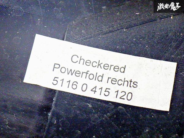 【ストア出品】BMWミニ純正 ドアミラーカバー 左右セット チェッカーフラッグ 505255 505256 51160415117 51160415120 R55.56.57用 棚21V