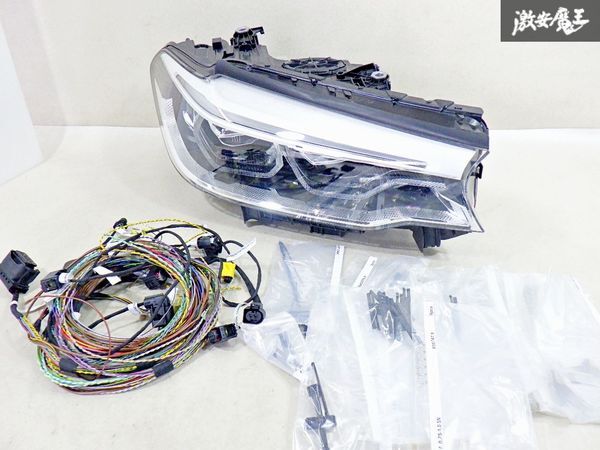 【ストア保証！】BMW 純正 5シリーズ 前期 G30 LED ヘッドライト 右ハンドル 7439196-04 10397140004 1039.002.0260RE おまけ付 棚43D_画像9