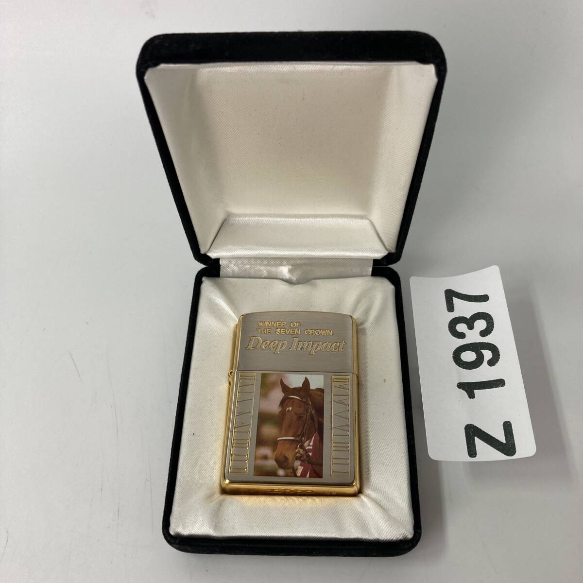 【新品・未使用】ディープインパクトzippo (七冠達成記念) Yahoo!オークション - zippo 美商品 ディープインパクト 七冠