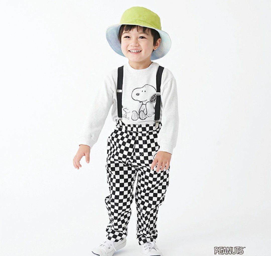 【y5642-F】送料270円～◆新品/petit main PEANUTS コラボ スヌーピー パンツ ズボン(110)◆_画像5