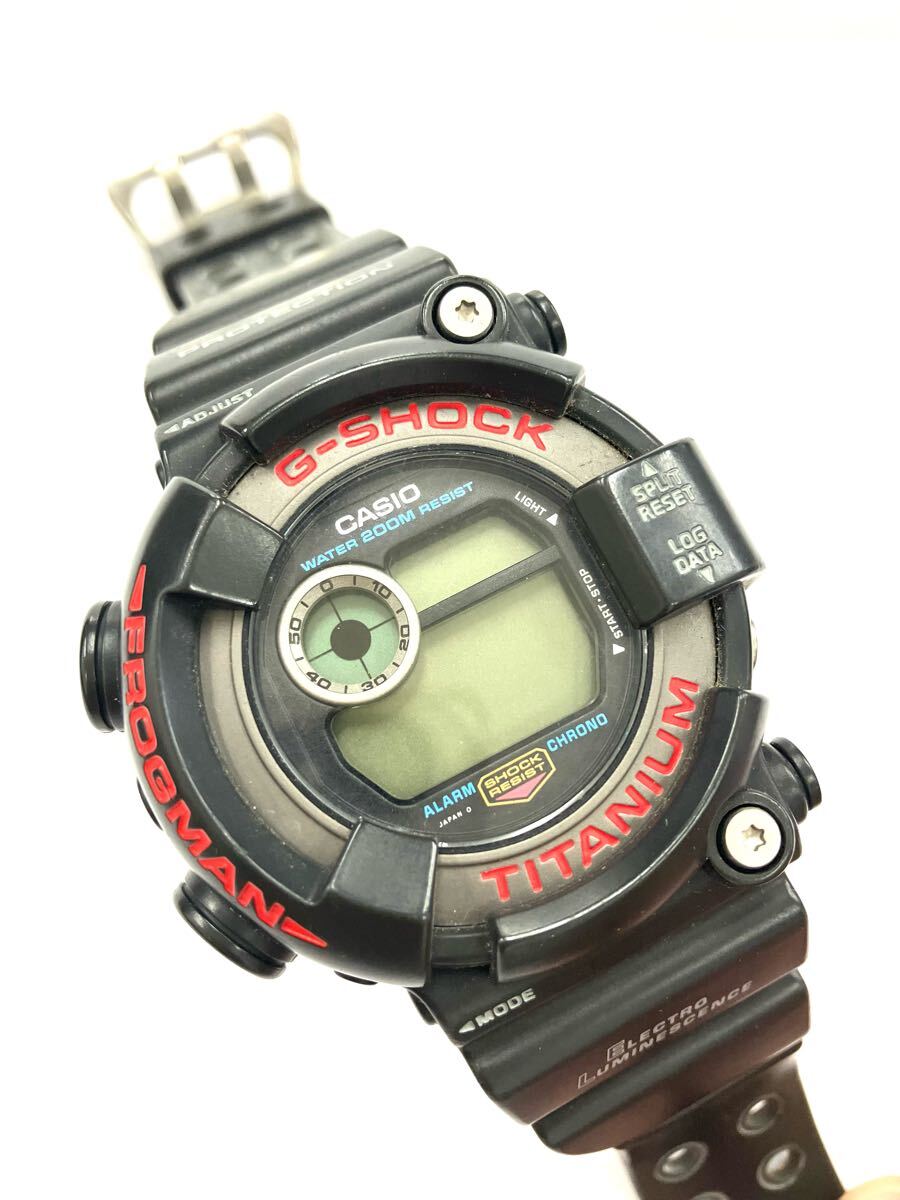CASIO カシオ G-SHOCK Gショック FROGMAN フロッグマン TITANIUM DW-8200 デジタル 腕時(shí)計(jì) 動(dòng)作未確認(rèn) ジャンク品 メンズ