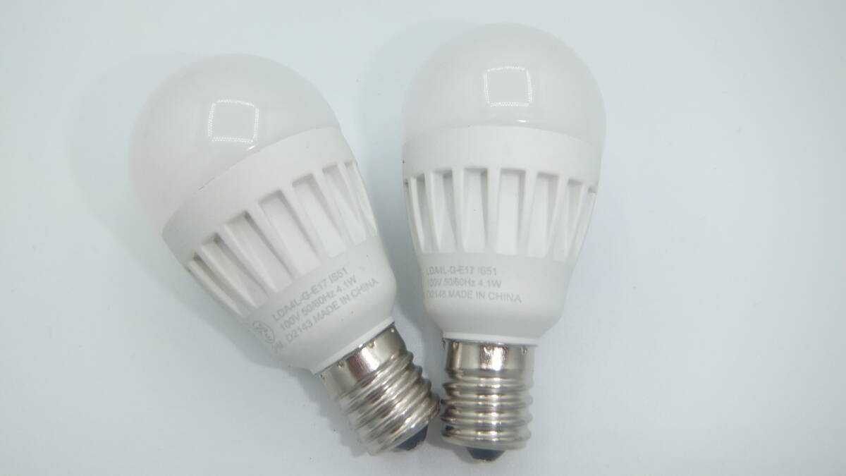 中古200個 オーム LED電球 LDA4L-G-E17 電球色_画像2