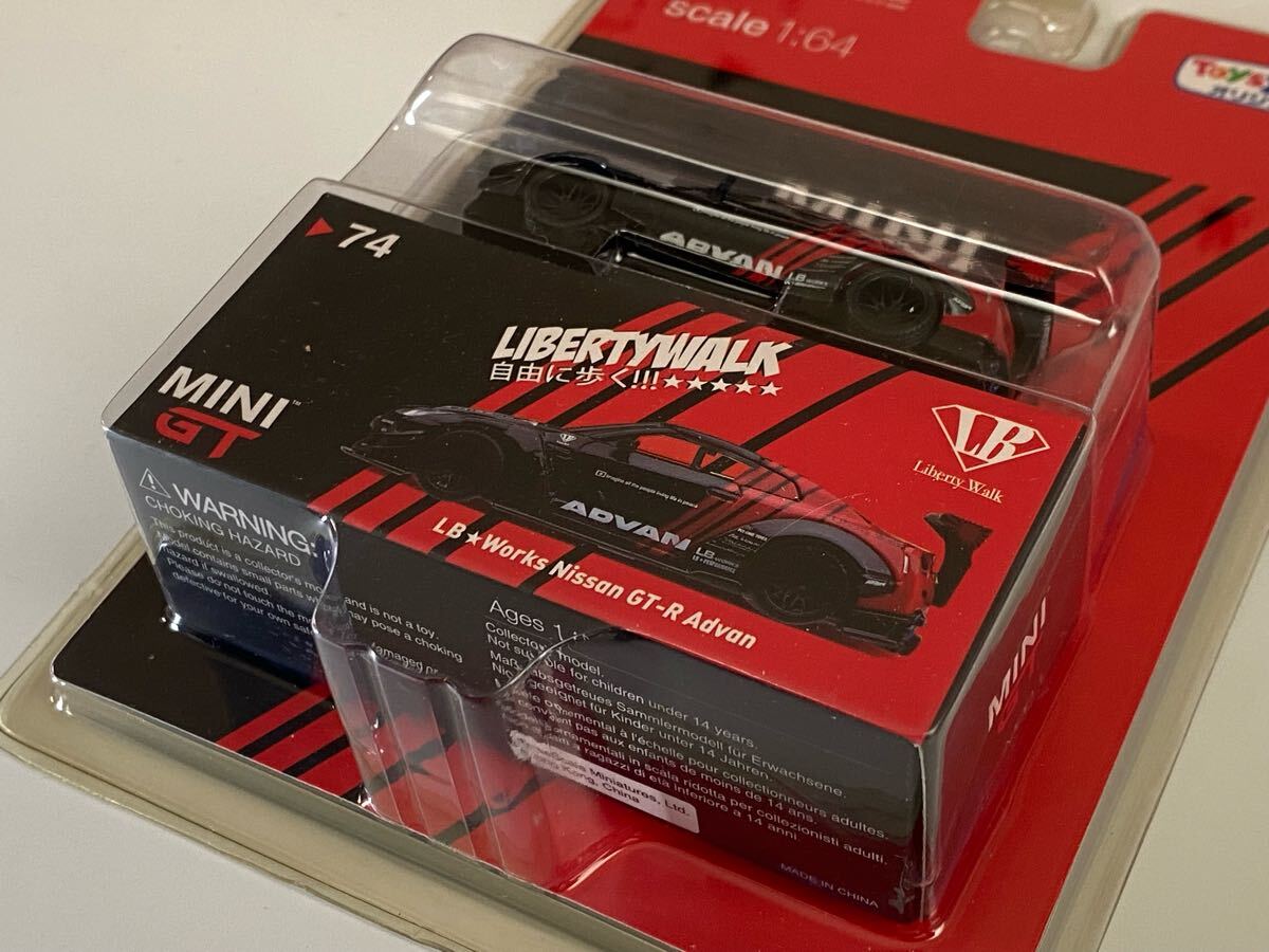 希少！MINIGT LBWK 日産 GT-R アドバン トイザらス限定 MINIGT LBWK 日産 GT-R アドバン トイザらス限定 Amazon | 未